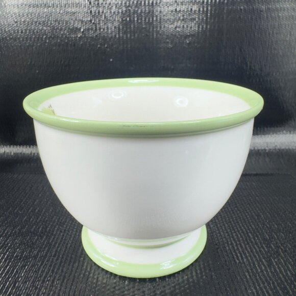 Starbucks Nurturing White Green Floral 10oz Coffee Cup Mug Set 2 Mugs Cups VTG - Picture 13 of 13